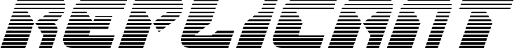 Replicant Gradient Italic