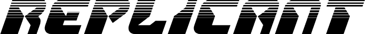 Replicant Halftone Italic