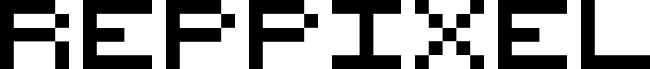 Preview of the repPixel Regular font