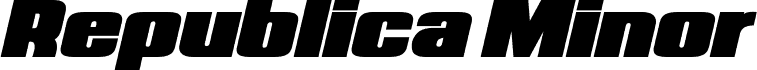 Republica Minor Bold Italic
