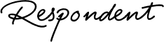 Respondent PERSONAL USE ONLY Bold PERSONAL USE ONLY