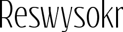Reswysokr