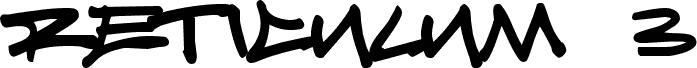 Preview of the Reticulum 3 font