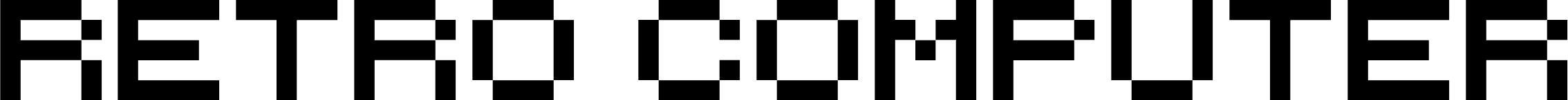 Retro Computer font | Fonts2u.com