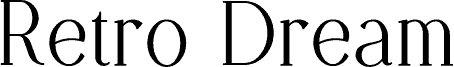 Podgląd czcionki Retro Dream Serif Free Demo
