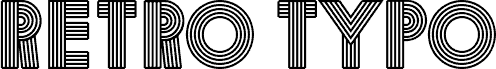 Retro Typo Extravagant Regular шрифт