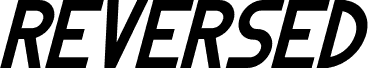 Reversed Demo Italic