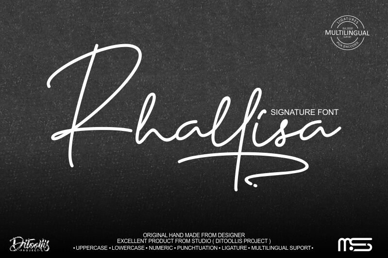 Rhallisa Schriftart