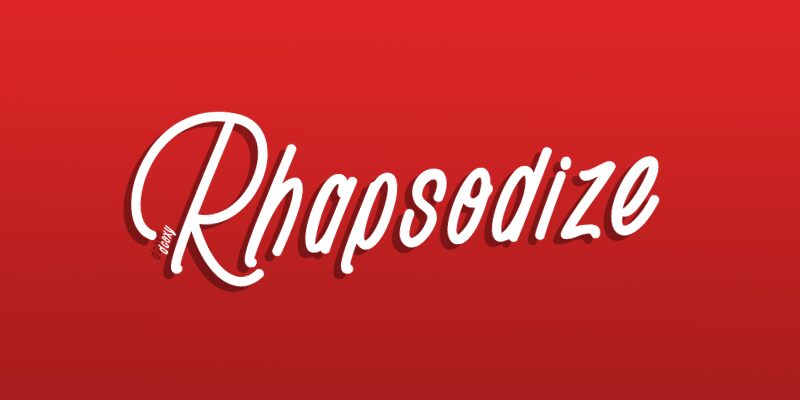 Rhapsodize 字体