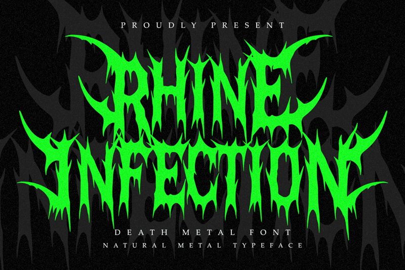 Rhine Infection Druh písma