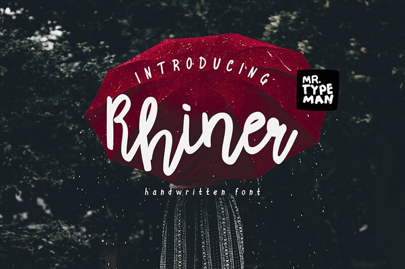 Rhiner Schriftart