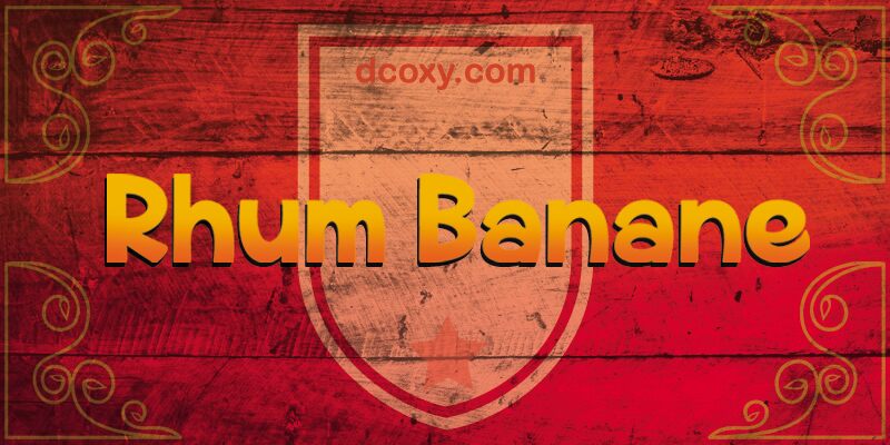 Rhum Banane Schriftart