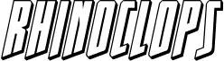 Rhinoclops 3D Italic