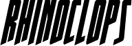 Rhinoclops Condensed Italic