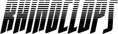 Rhinoclops Halftone Italic