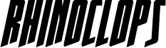 Rhinoclops Italic