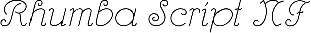 Rhumba Script NF