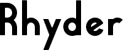 Rhyder