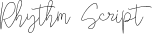 Rhythm Script Regular