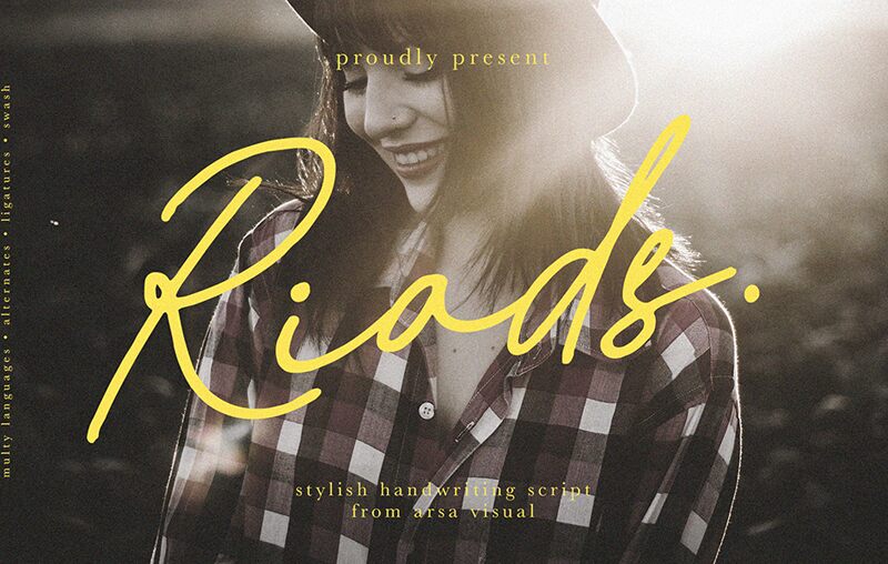 Riads Script Schriftart