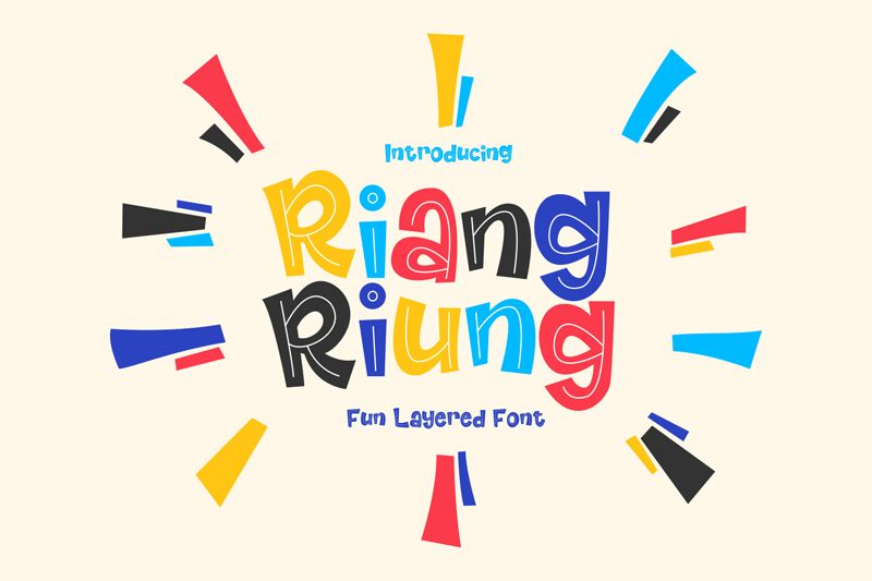 Riangriung Schriftart