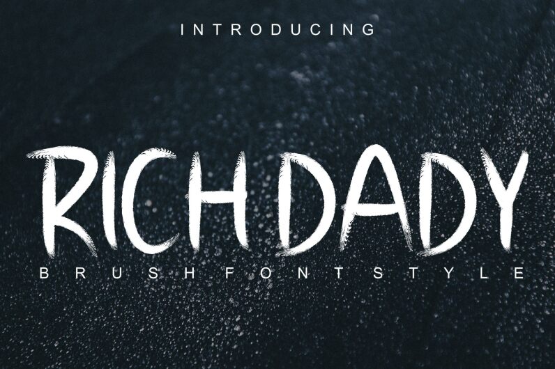 RICH DADY 字体