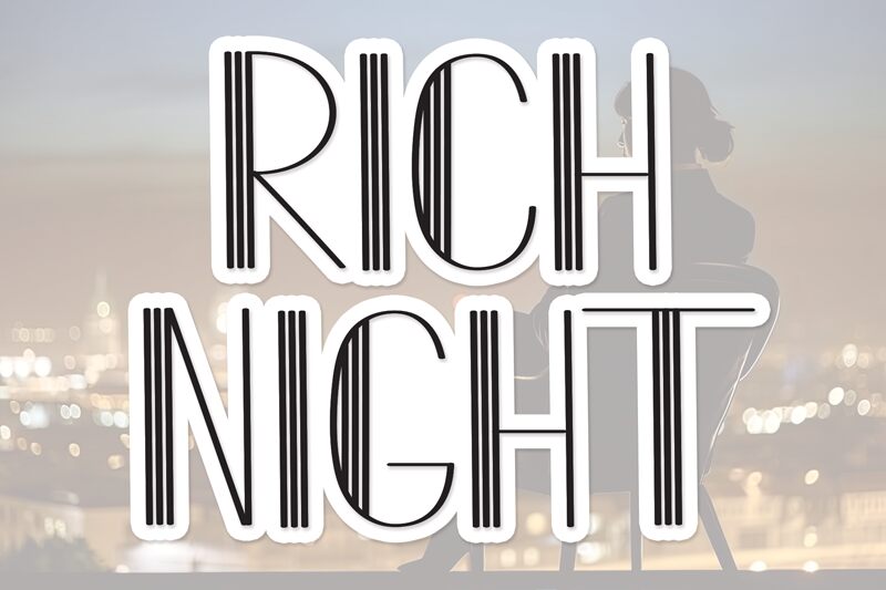 Rich Night Czcionka