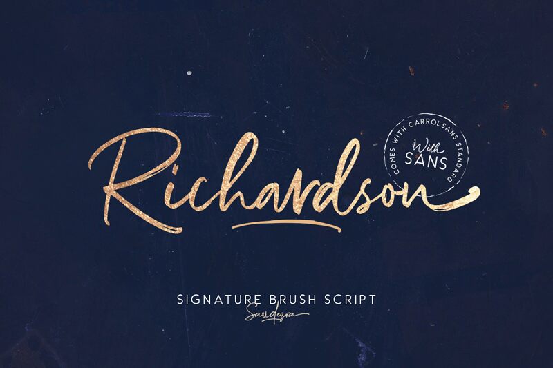 Richardson Script Carattere