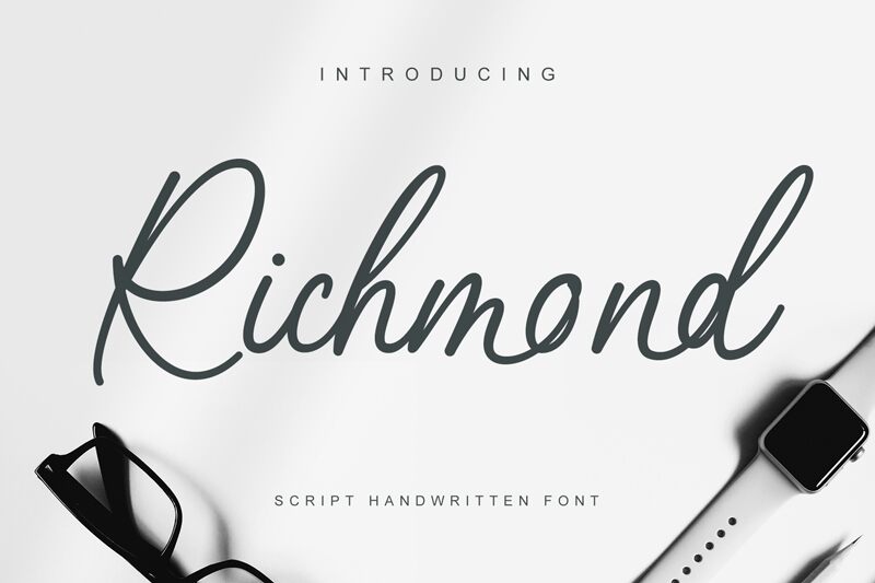 Richmond Schriftart