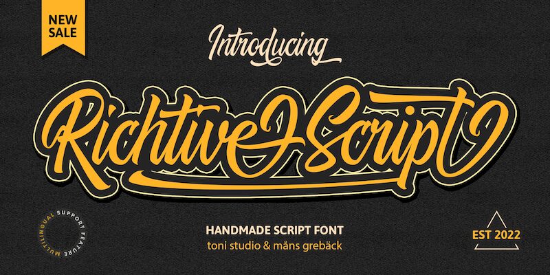 Richtive Script Schriftart