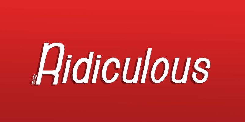 Ridiculous Czcionka