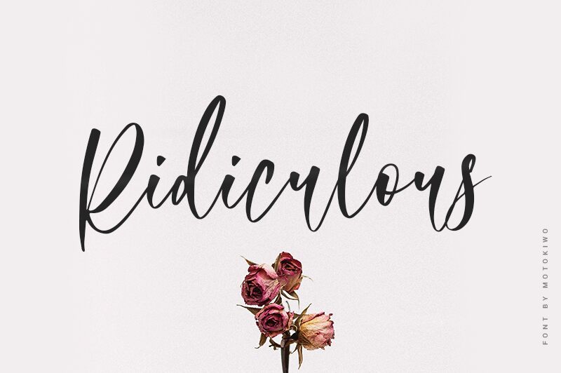 Ridiculous Schriftart