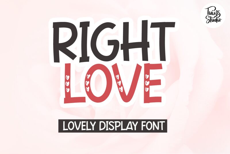 Right Love Schriftart