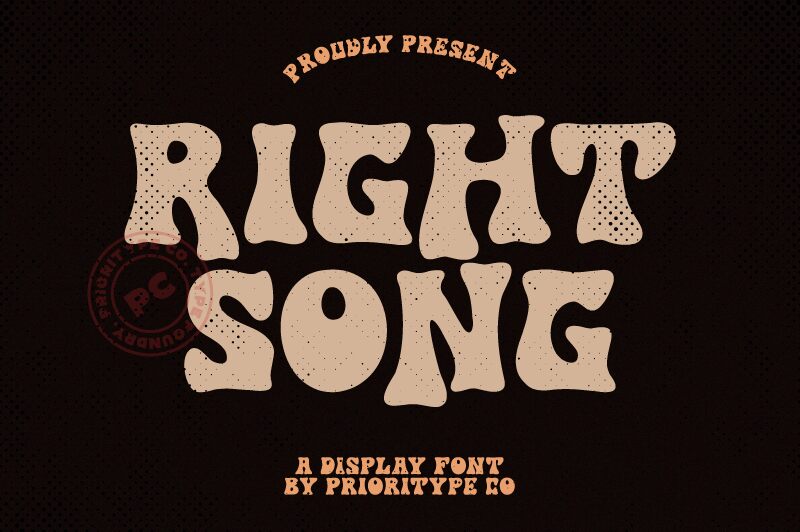 Right Song Schriftart