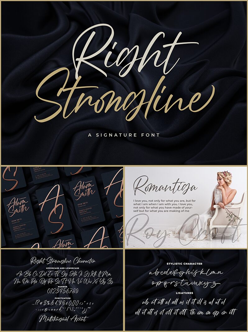 Right Strongline Carattere