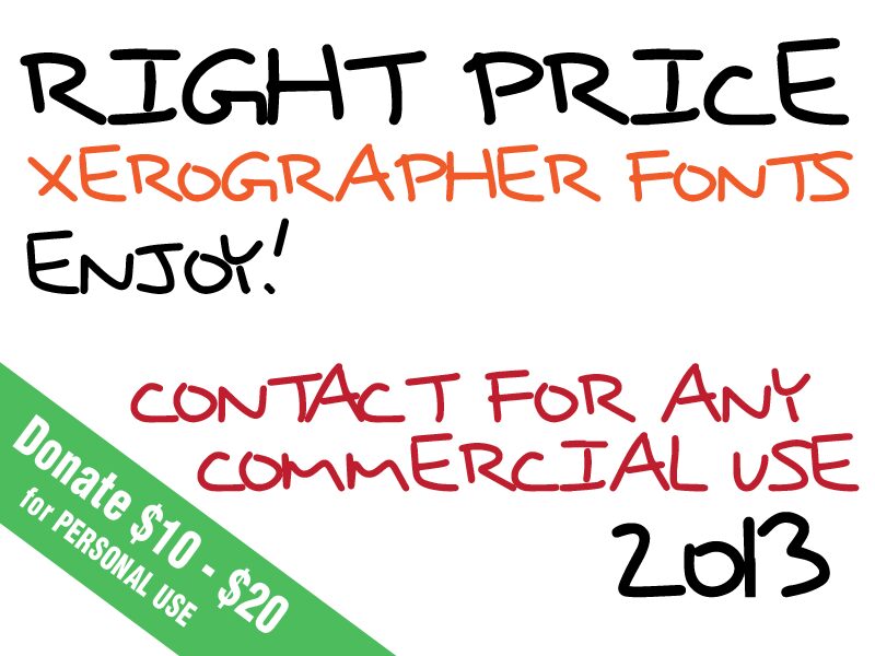 RightPrice Carattere