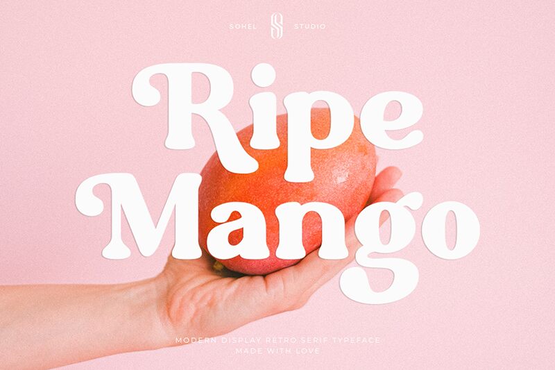 Ripe Mango Schriftart