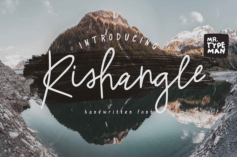 Rishangle Schriftart