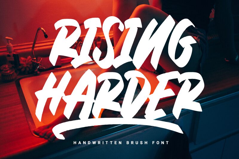 Rising Harder Schriftart