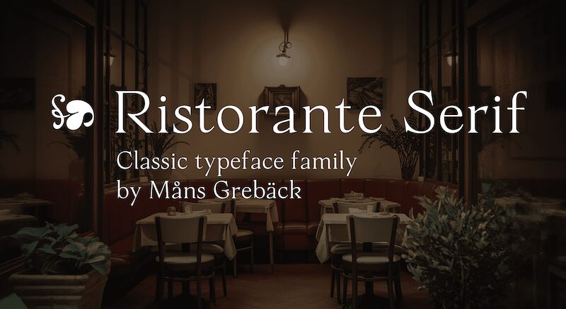 Ristorante Serif Schriftart