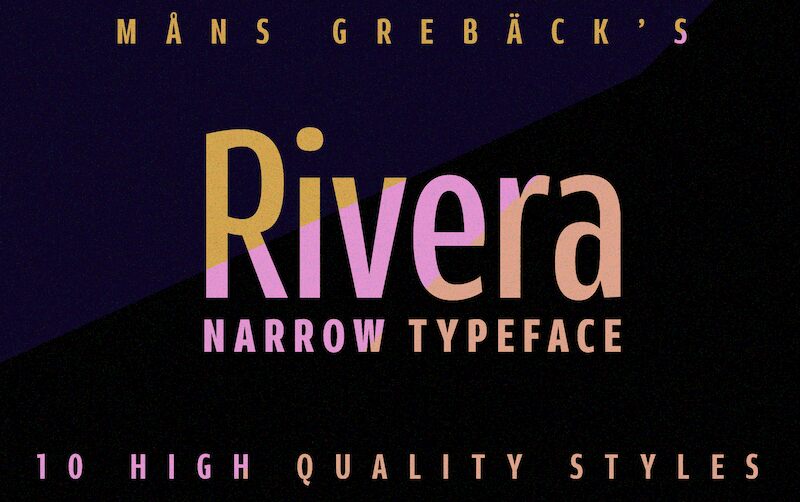 Rivera Schriftart