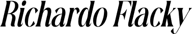 Richardo Flacky Italic