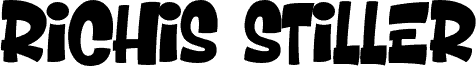Richis Stiller Schriftart