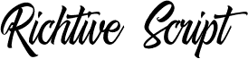 Richtive Script PERSONAL USE Regular