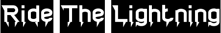 Vorschau der Schriftart Ride The Lightning-Inverse