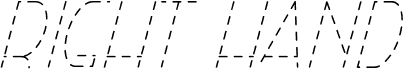 Preview of the Right Hand HairlineItalicDash font
