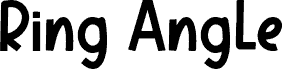 Ring Angle font