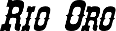 Rio Oro Italic