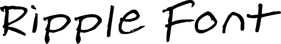 Ripple Font font