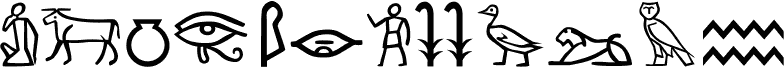 RK Meroitic (Hieroglyphics)
